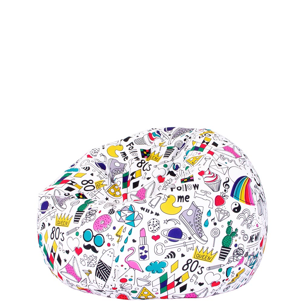 📻 Пуф Ябълка "Ретро Икони"