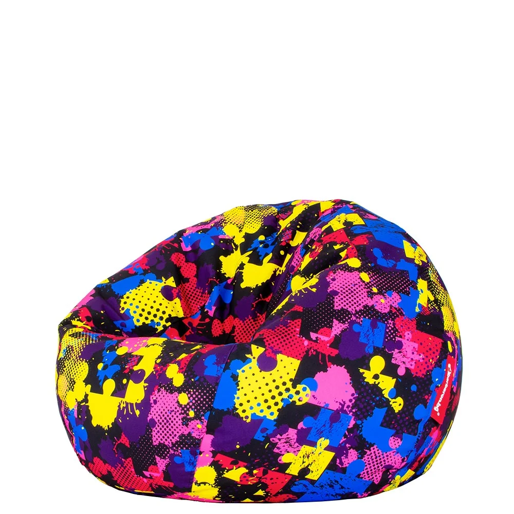 🧩 Пуф Ябълка "Цветен пъзел"