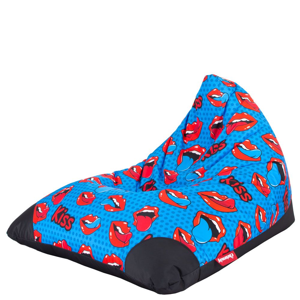 💙 Пуф Пирамида "Поп Устни Син"