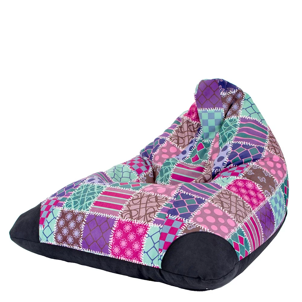 🎨 Пуф Пирамида "Цветно Пачуърк"