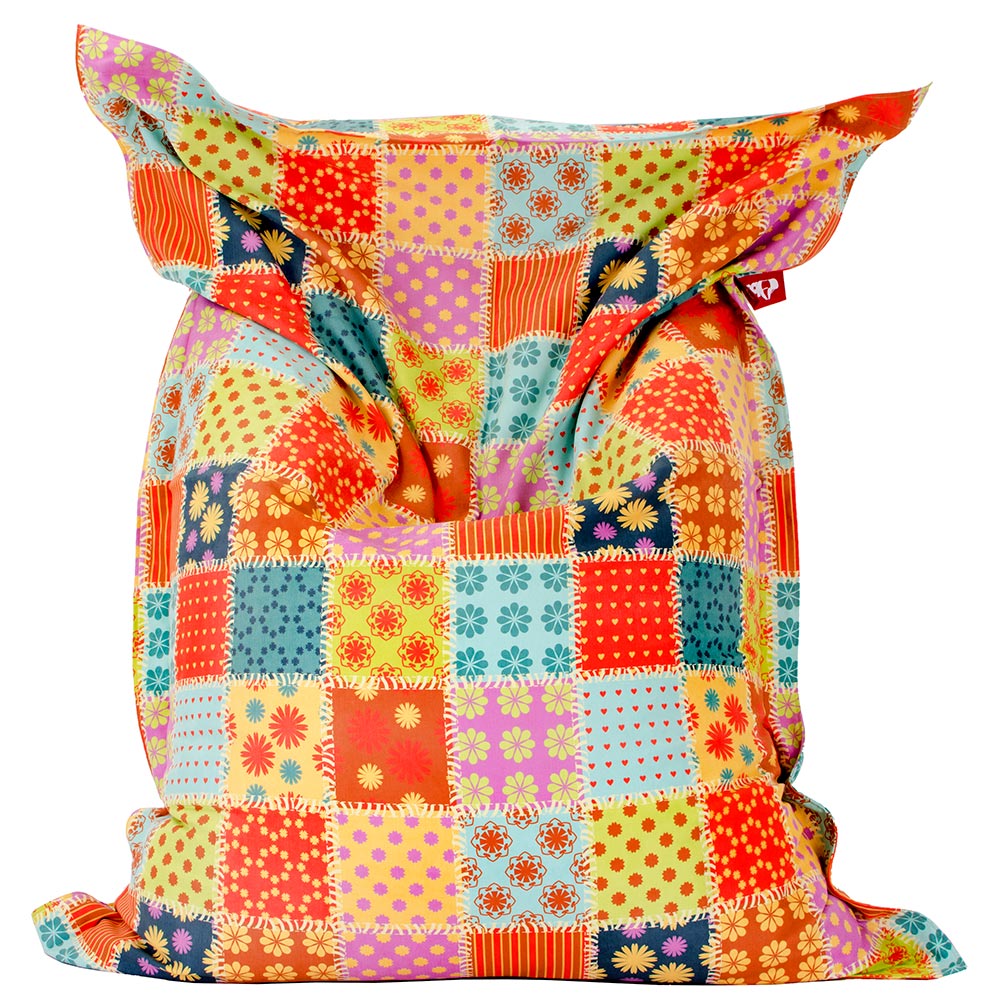 🌻 Пуф Възглавница "Слънчев Пачуърк"