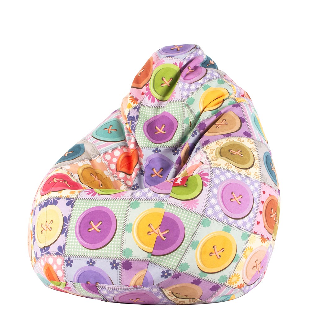 🎀 Пуф Круша "Големи Копчета"