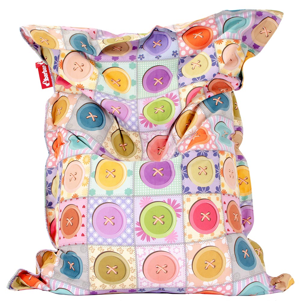 🎀 Пуф Възглавница "Големи Копчета"