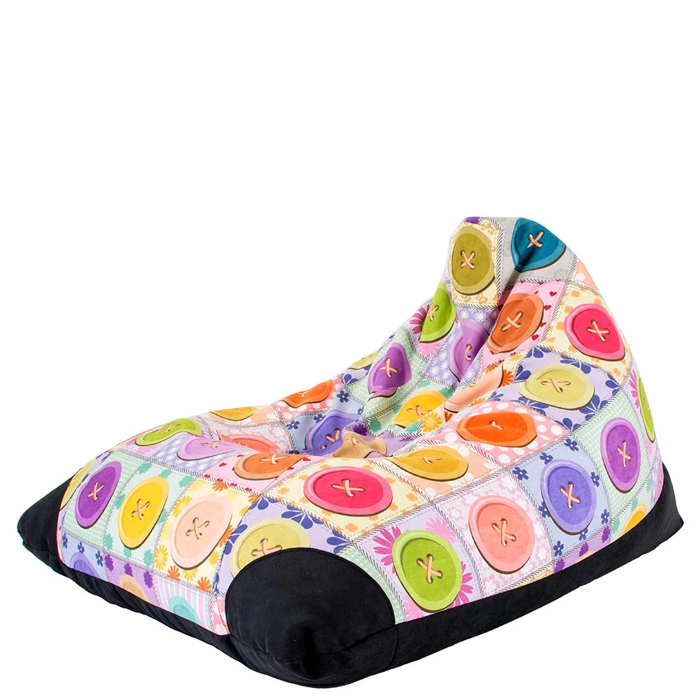 🎀 Пуф Пирамида "Големи Копчета"