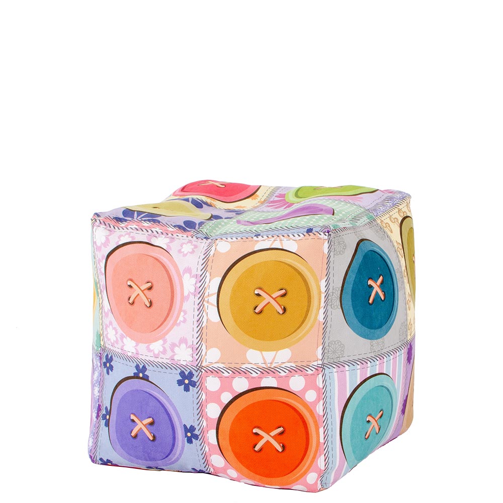 🎀 Мекото кубче "Големи Копчета"