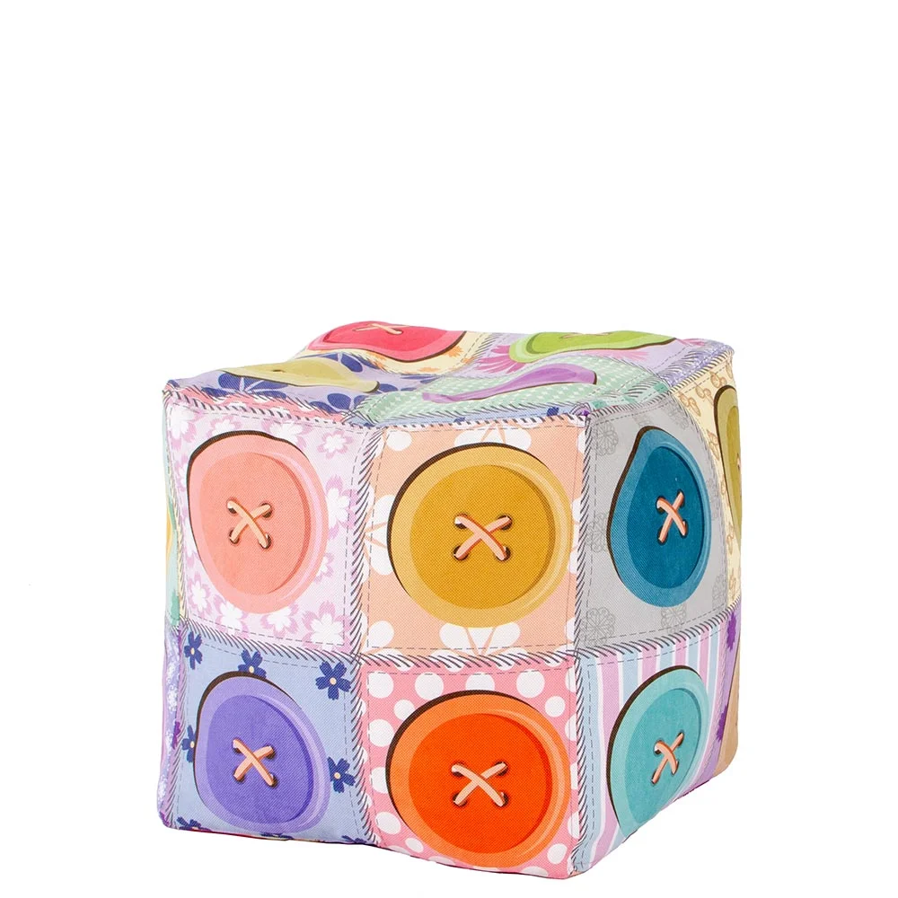 🎀 Мекото кубче "Големи Копчета"