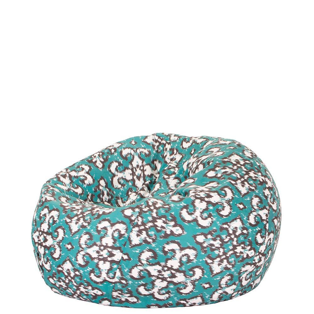 🌊 Пуф Ябълка "Тюркоаз Орнаменти"