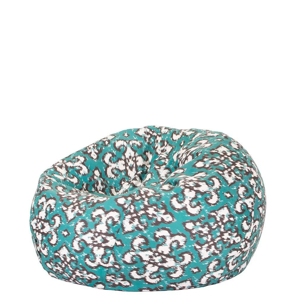 🌊 Пуф Ябълка "Тюркоаз Орнаменти"