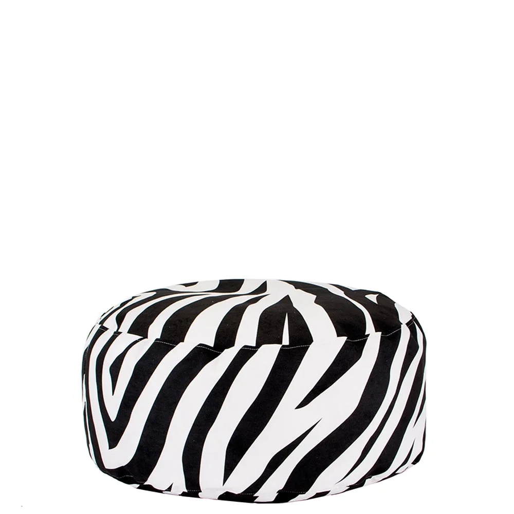 🦓 Кръгъл пуф "Зебра Ивици"