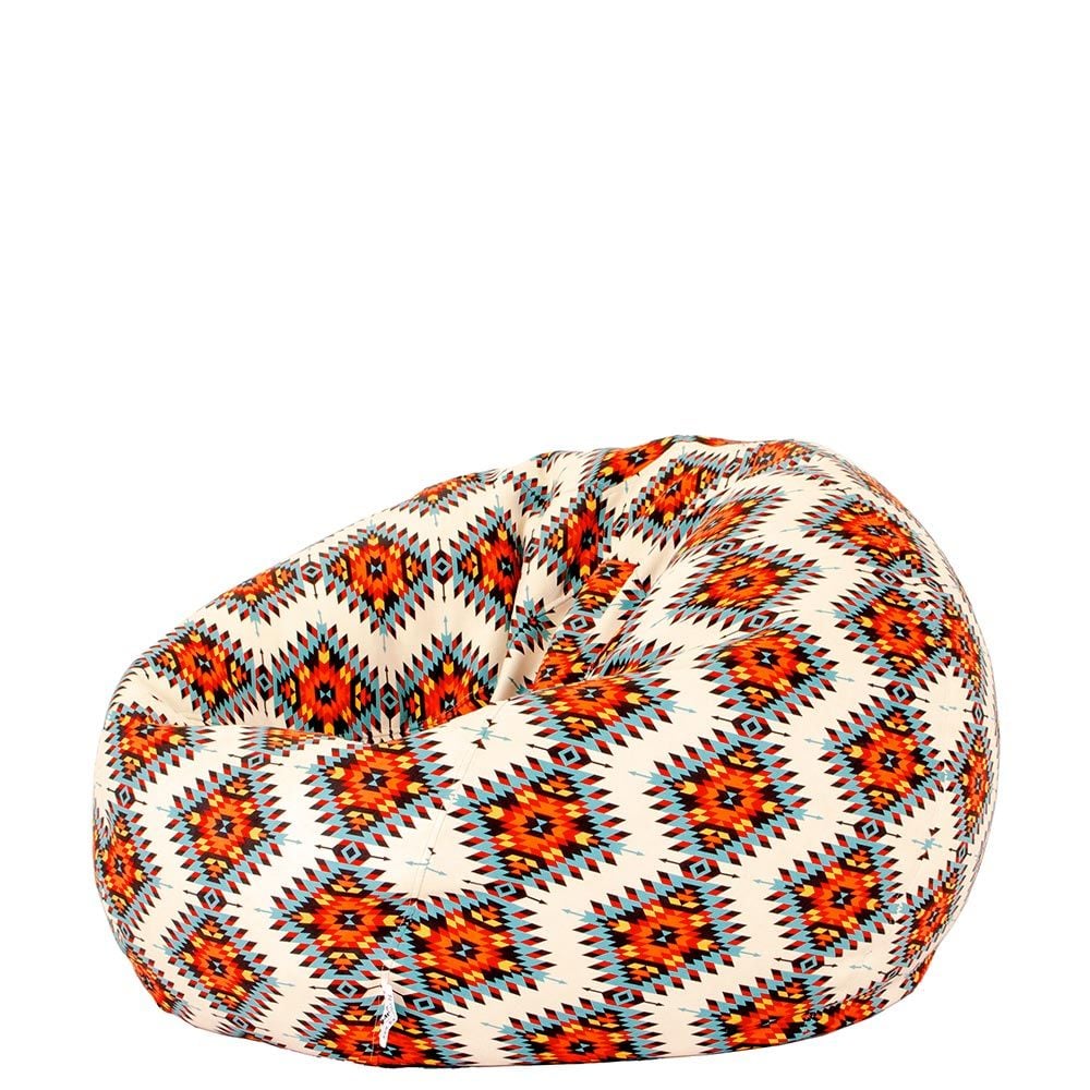 ⭐ Пуф Ябълка "Етно Звезди"