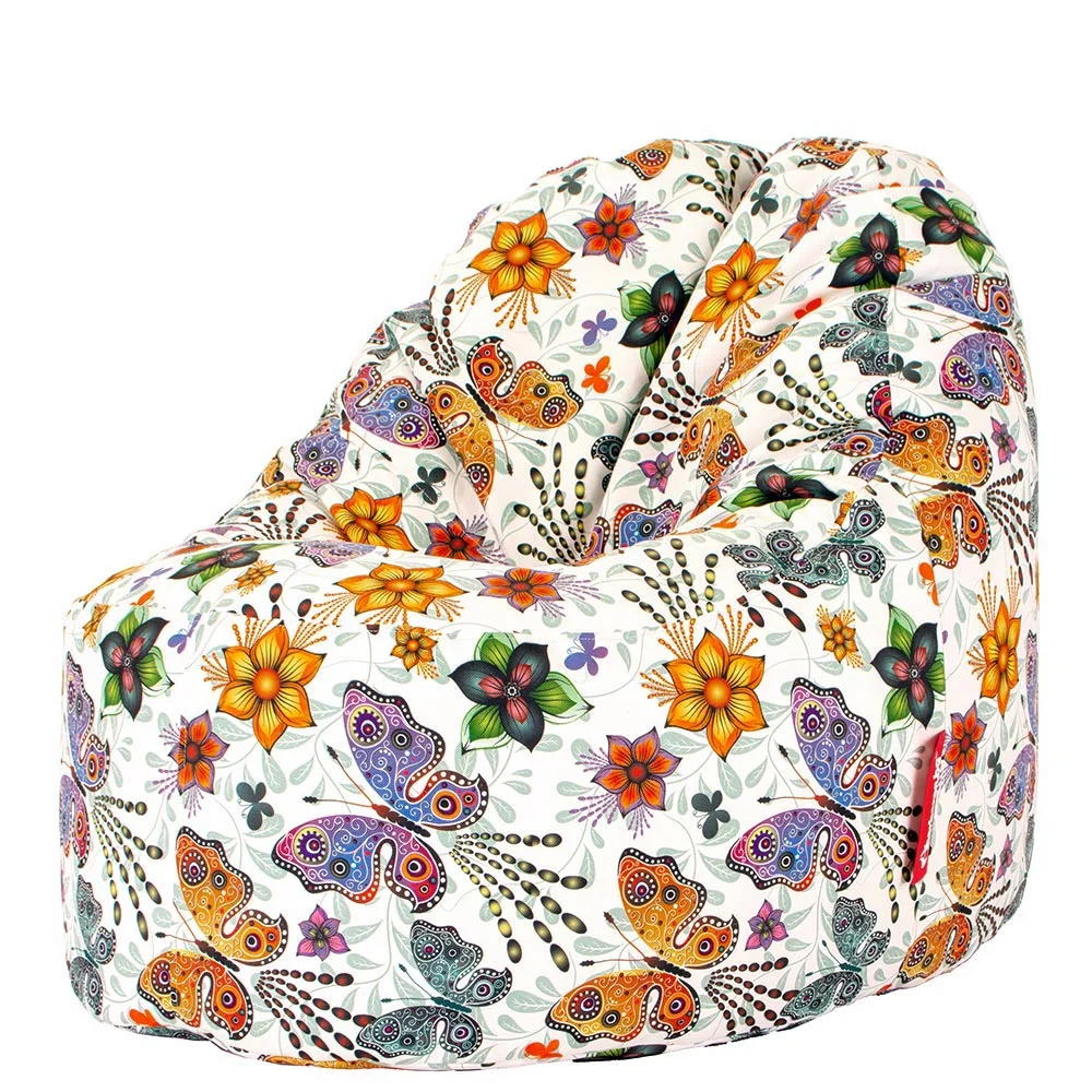 🦋 Пуф Манго "Пеперуди и Цветя"