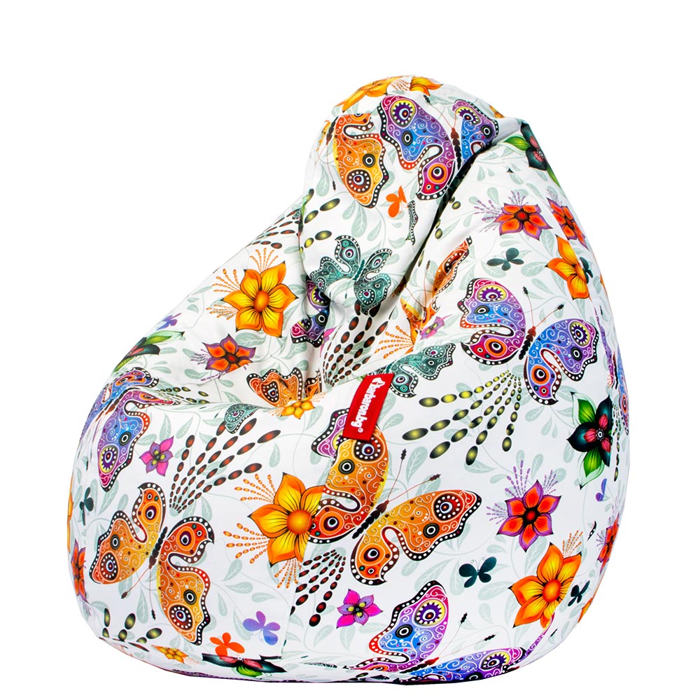 🦋 Пуф Круша "Пеперуди и Цветя"