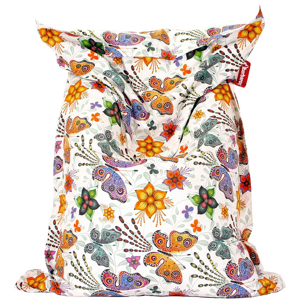 🦋 Пуф Възглавница "Пеперуди и Цветя"