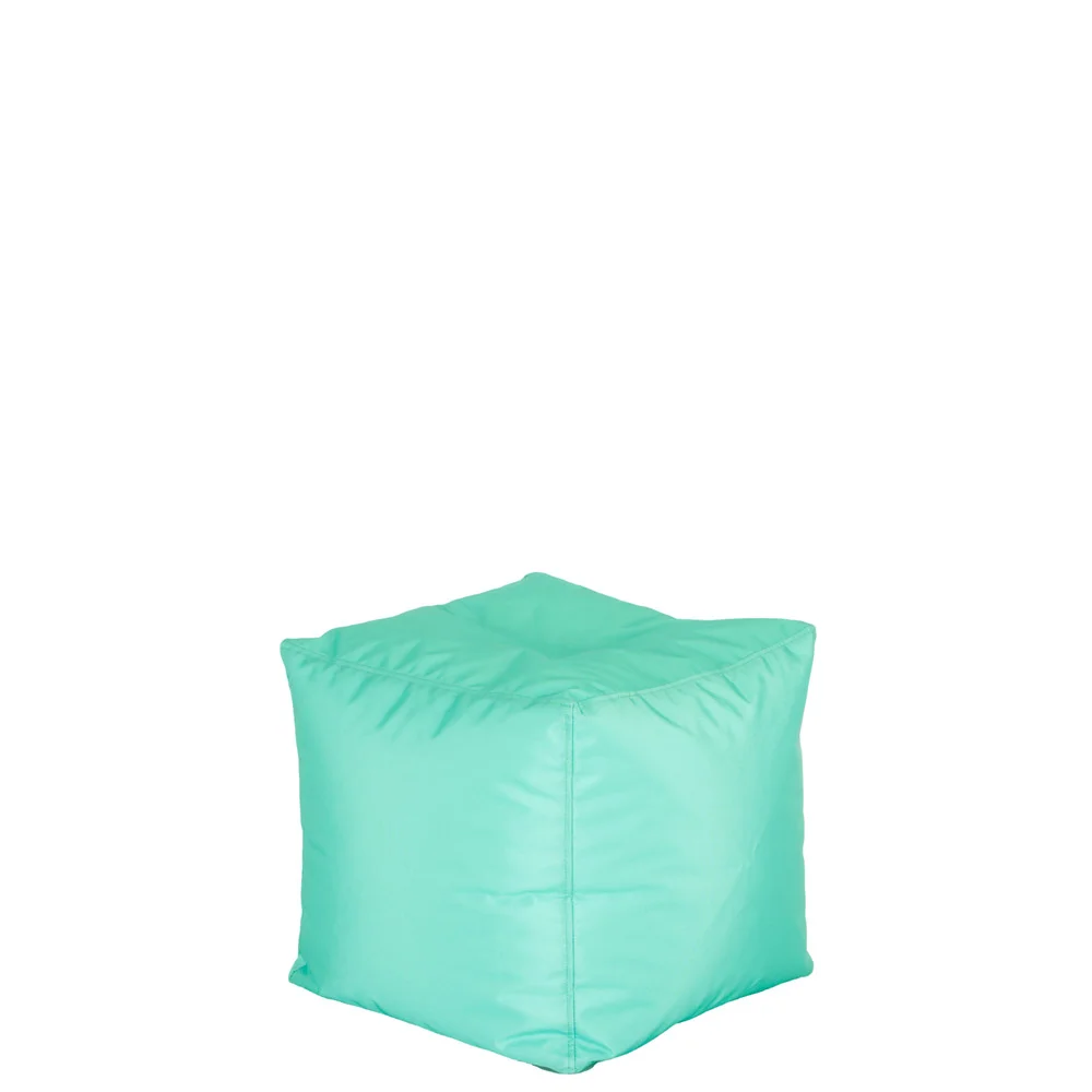 🔺 Пуф Мек куб "Бледи триъгълници"