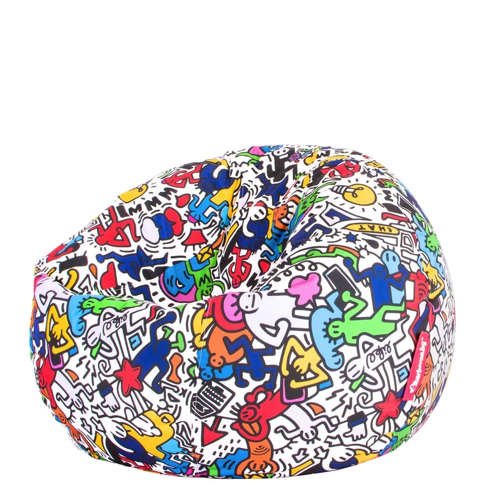 🎨 Пуф Ябълка "Стикер бомба"