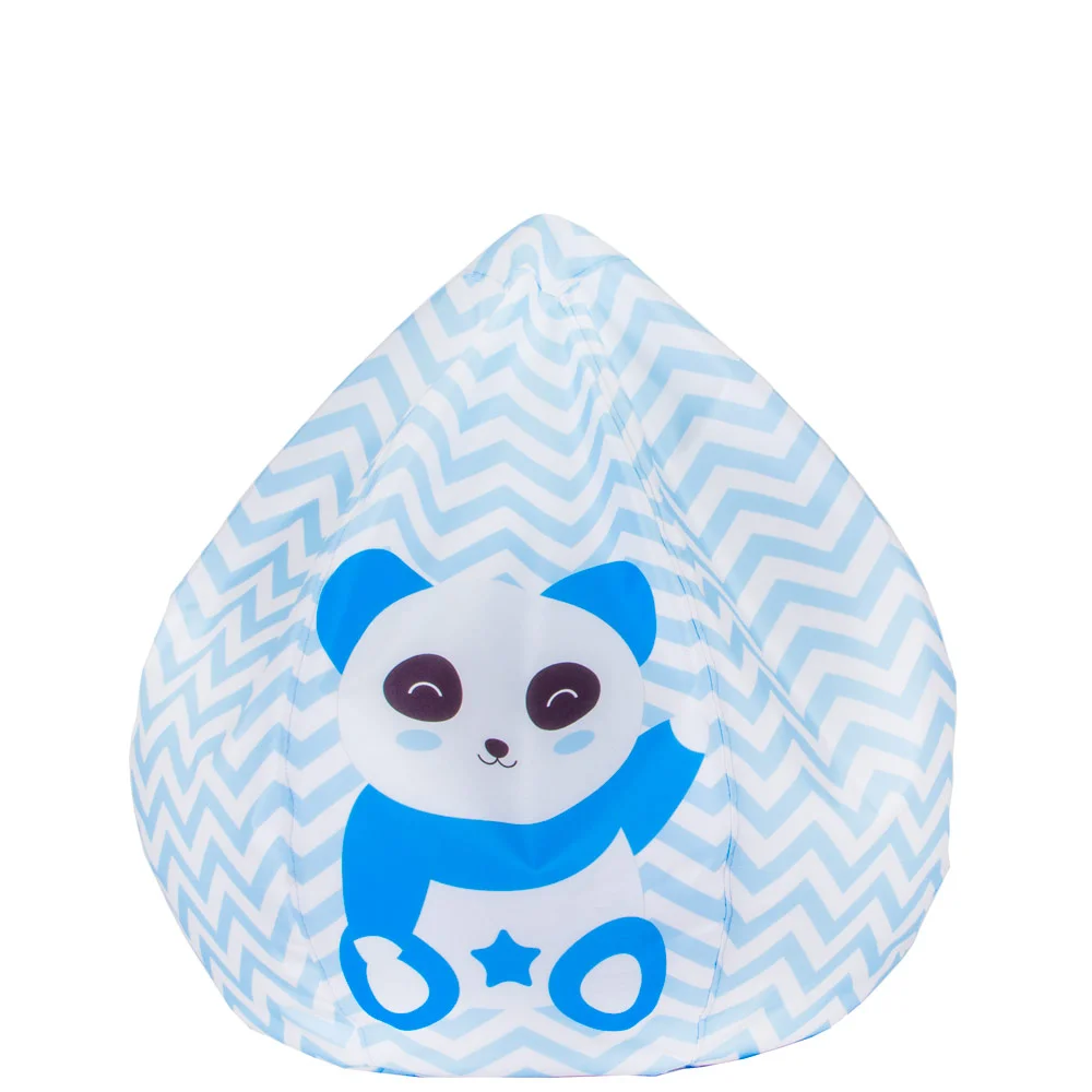🐼 Детски пуф "Синя панда"