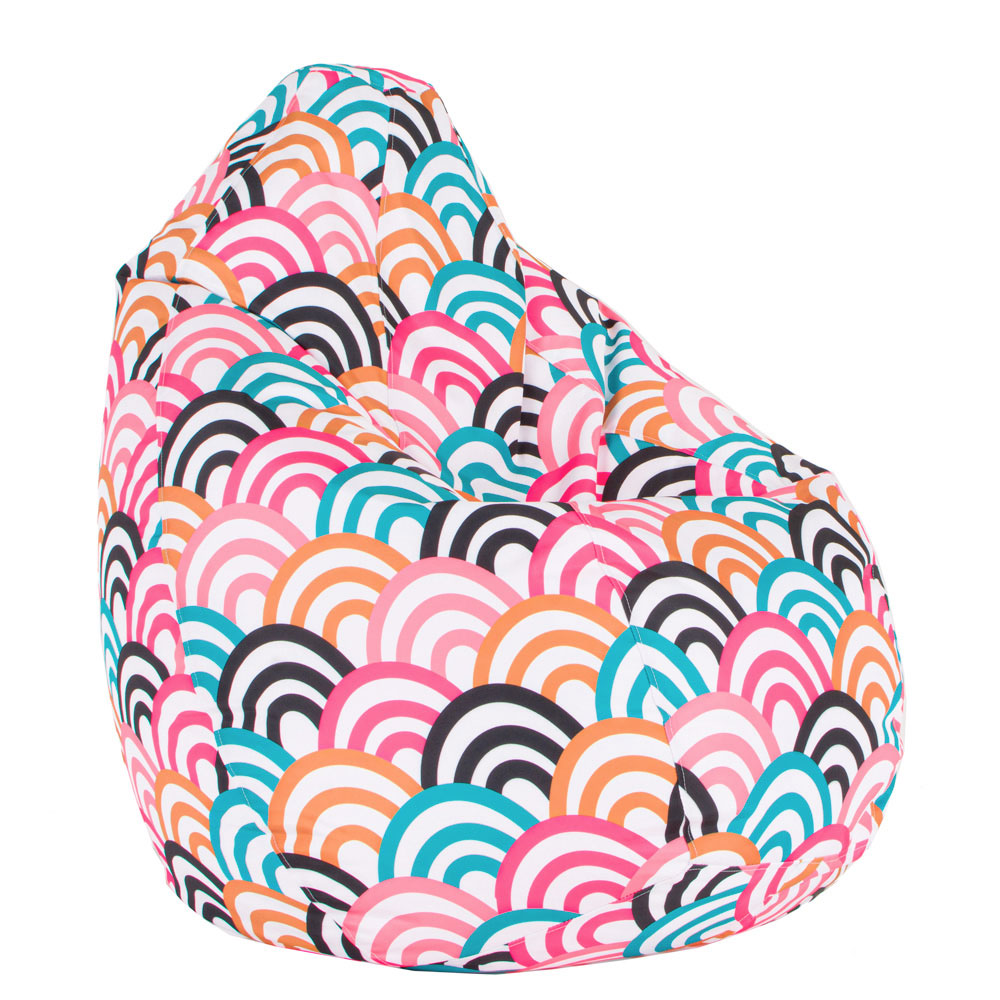 🌈 Дизайнерски пуф "Цветни Дъги"
