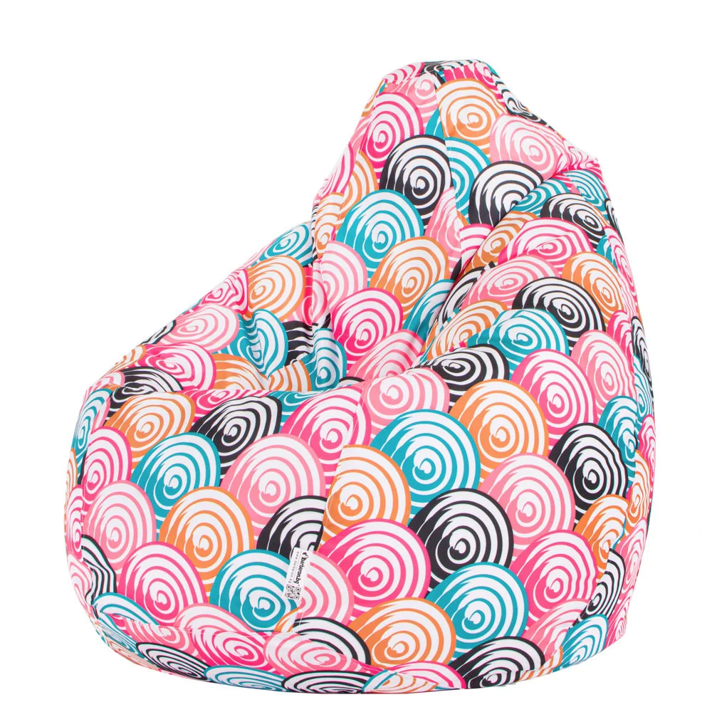 🌀 Дизайнерски пуф "Спирали"