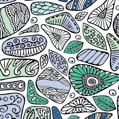 Мозайка от етнo листа