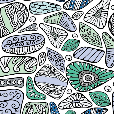 Мозайка от етнo листа