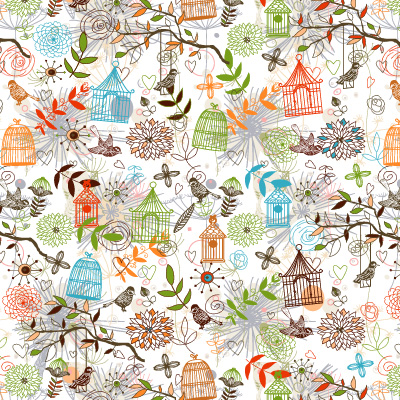 🐦 Пуф Круша "Птици в градината"