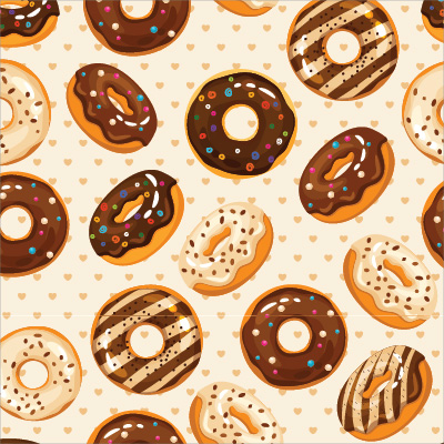 🍩 Кръгъл пуф "Donuts Party"