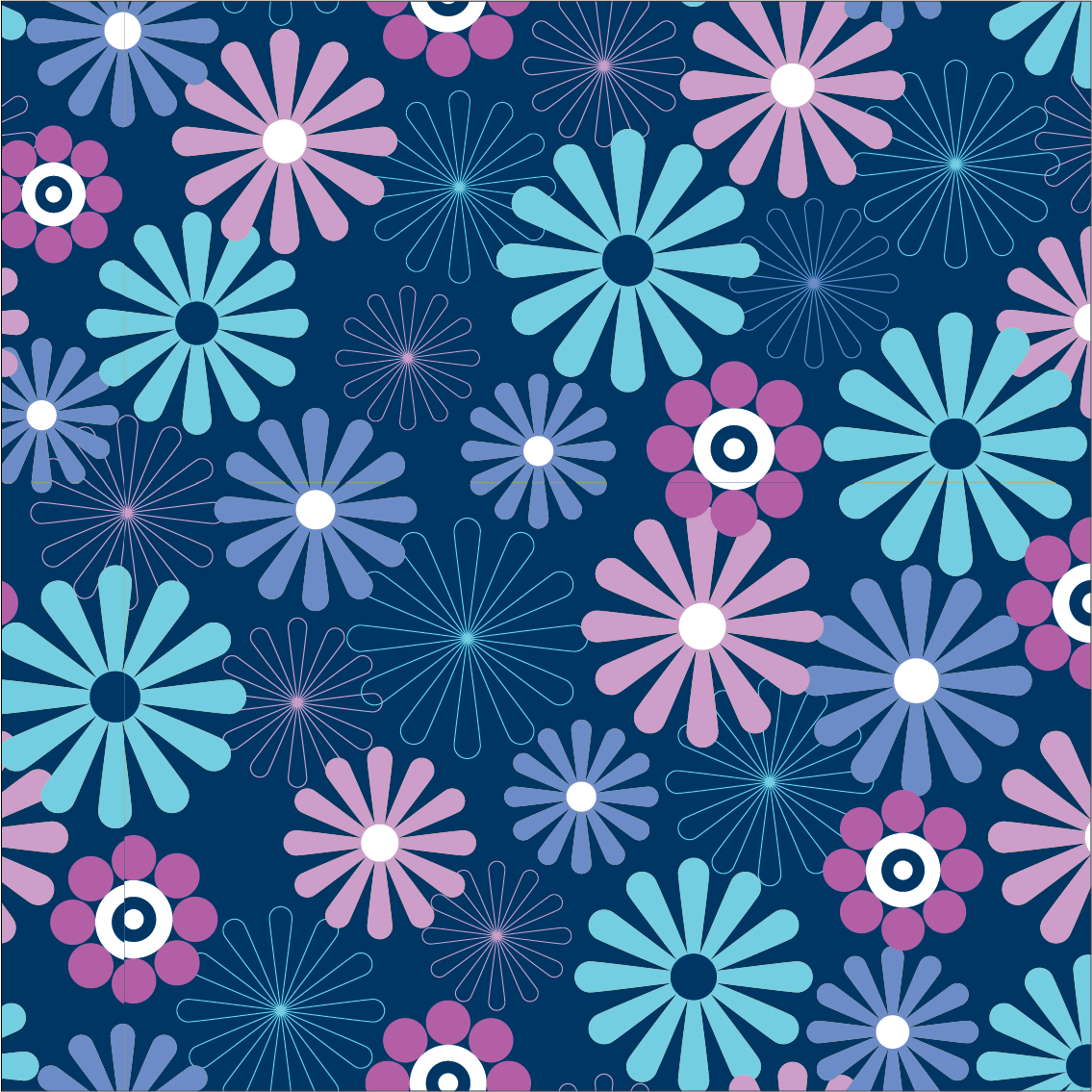 лилави цветя