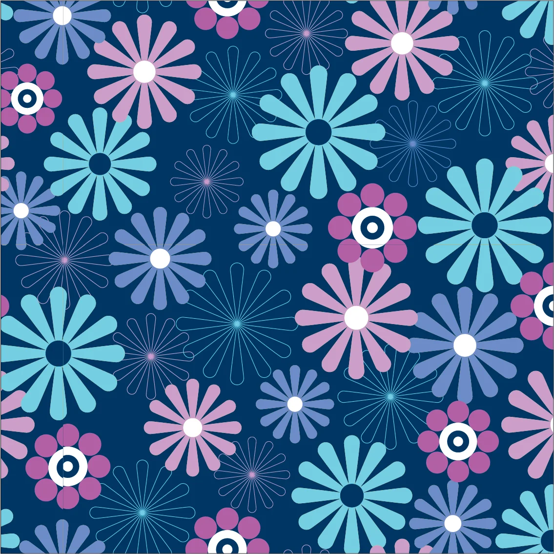 лилави цветя