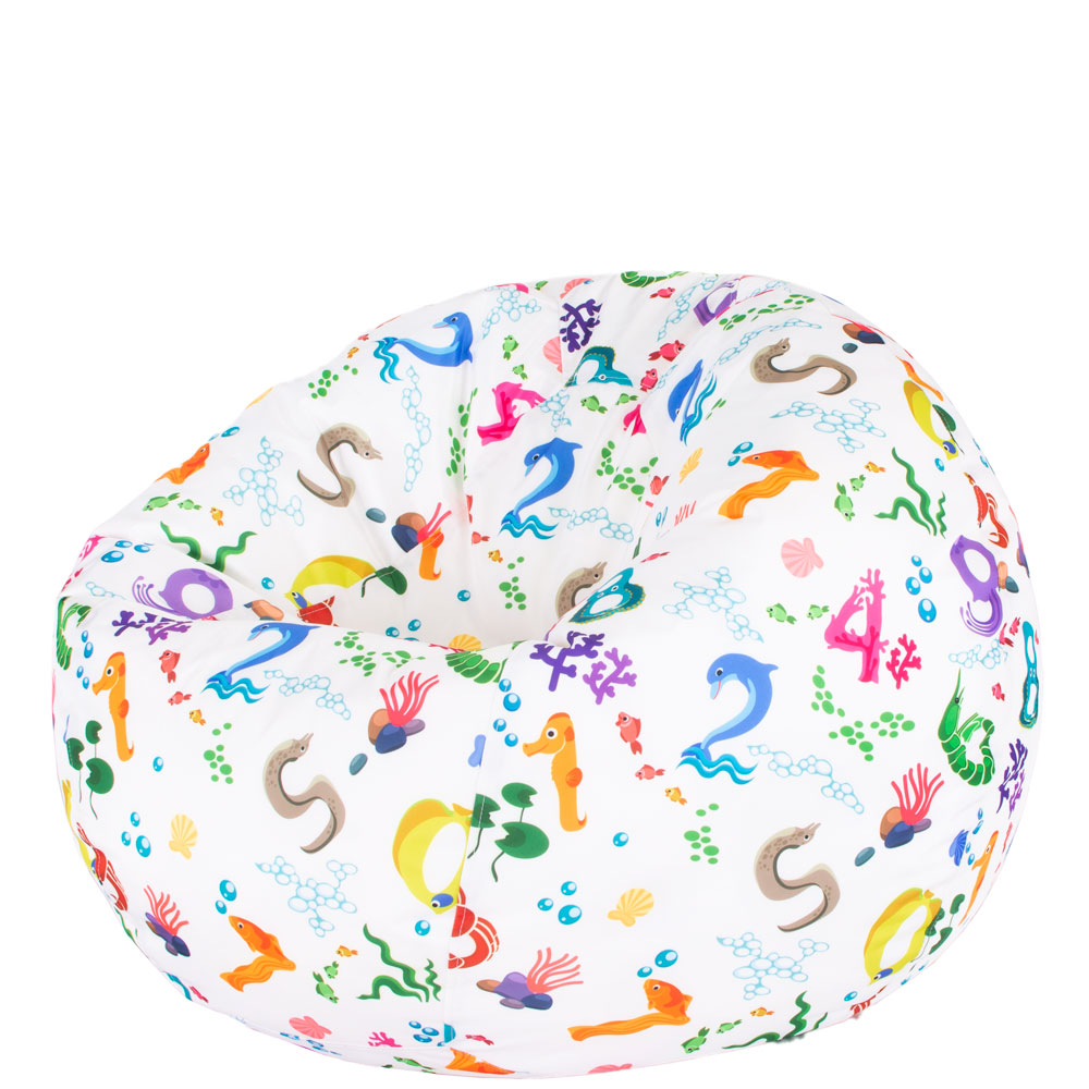 🔢 Пуф Ябълка "Морски числа"