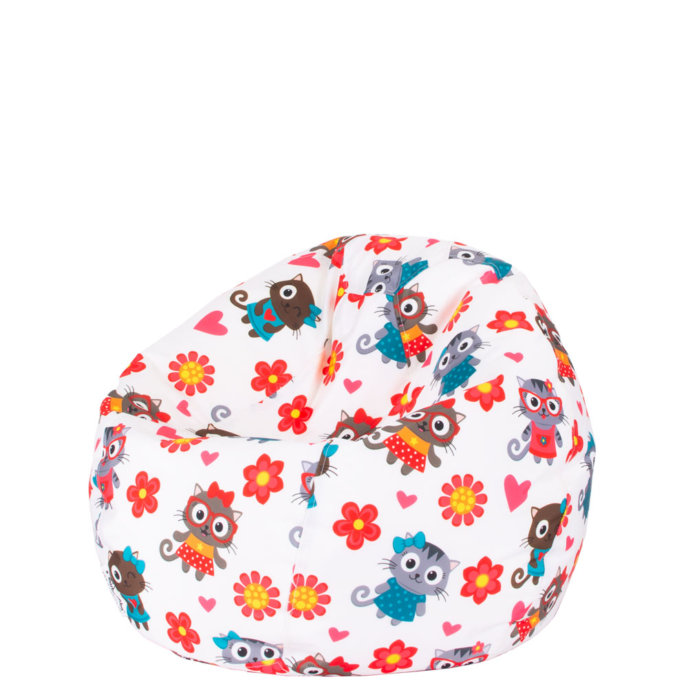 🐱 Детски пуф "Котенца в очила"