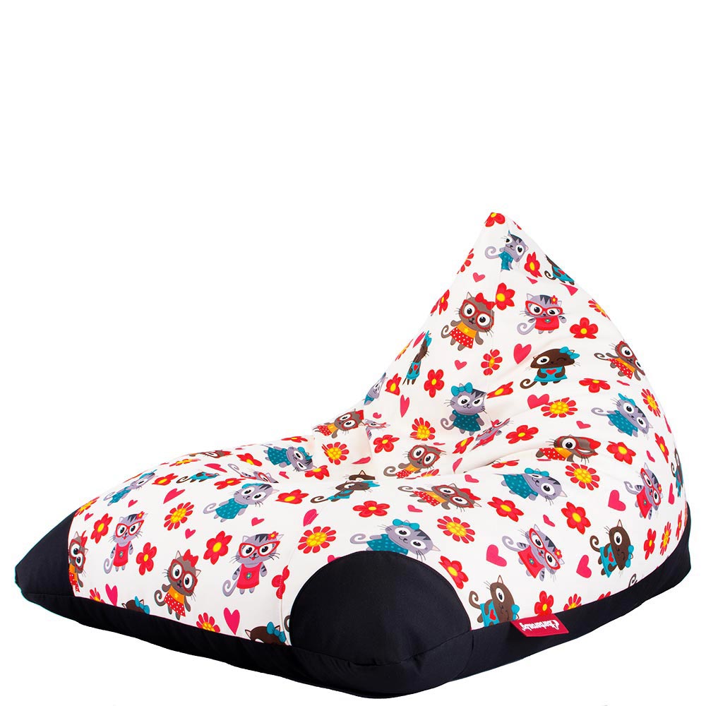 🐱 Пуф Пирамида "Котенца в очила"