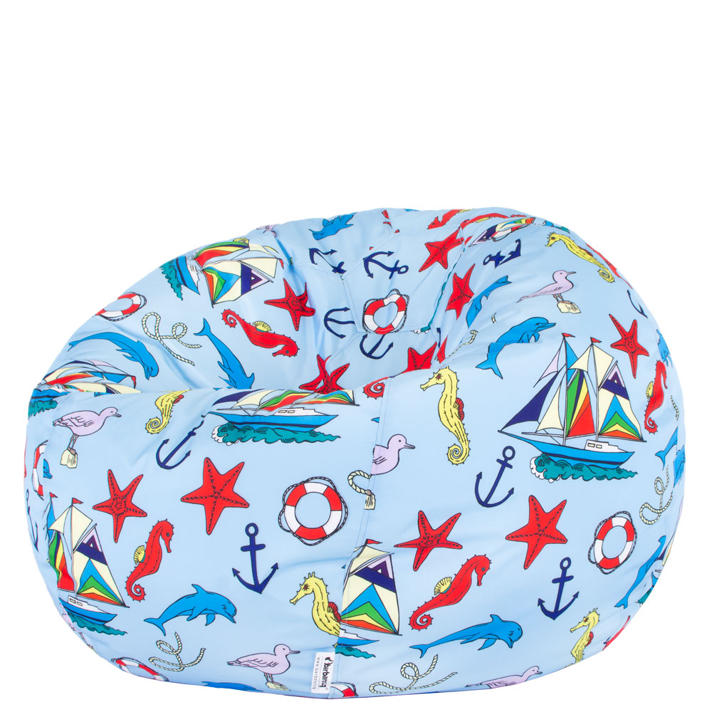⛵ Пуф Ябълка "Морски ветроходи"