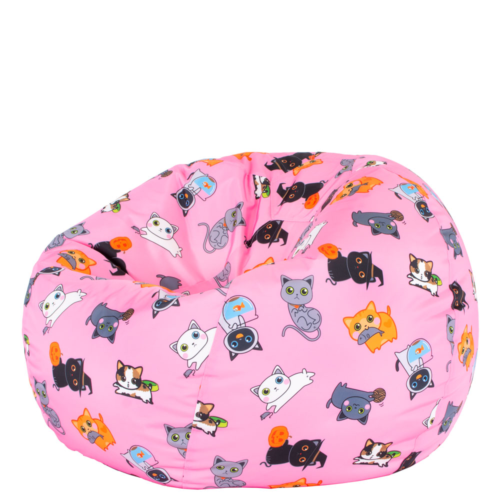 🐱 Пуф Ябълка "Котешка градина"