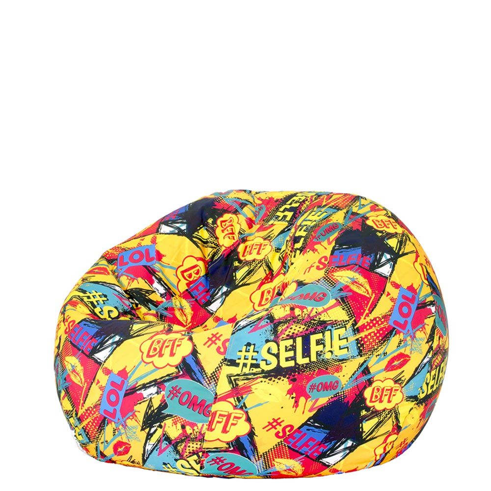 🍬 Пуф Ябълка "Цветна бонбониера"