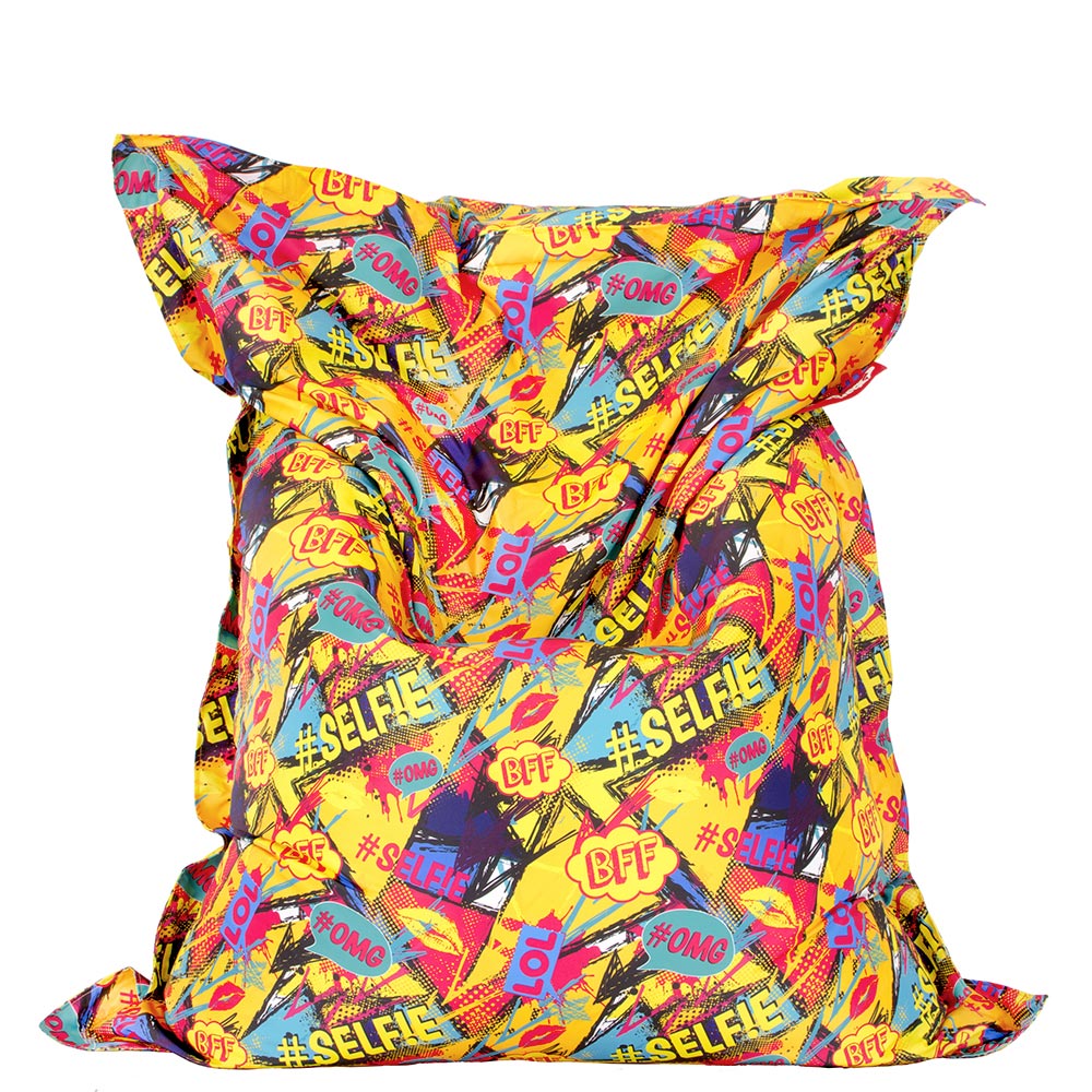 💥 Пуф Възглавница "Поп Арт"