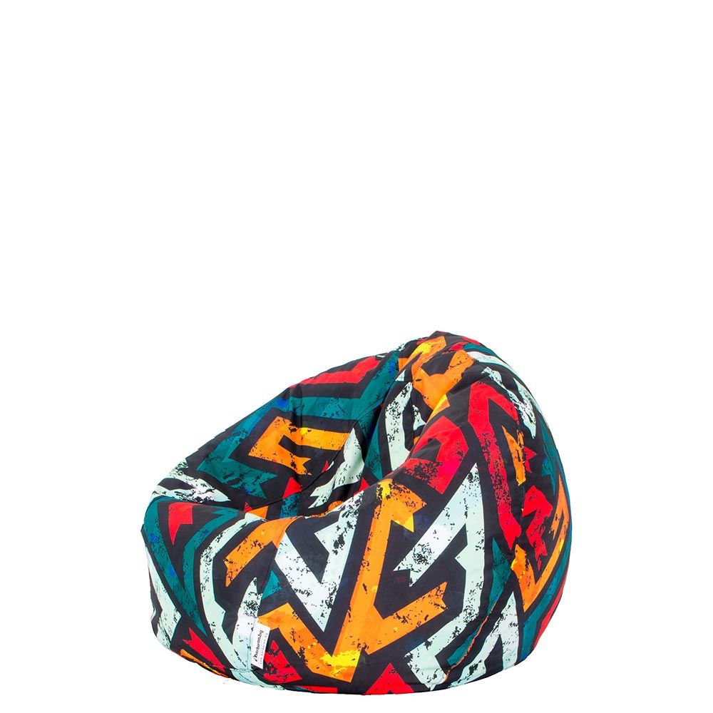 ⚡ Детски пуф "Урбан Зигзаг"