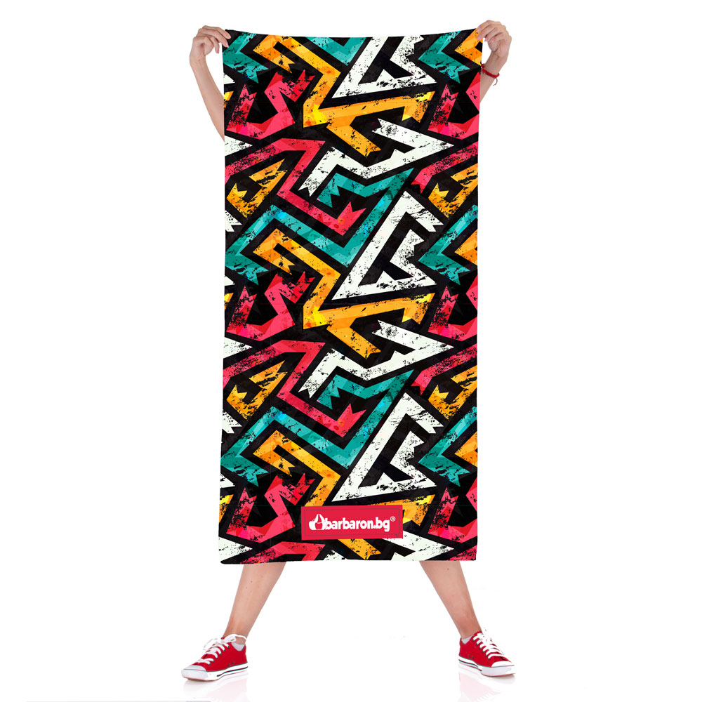 Плажна кърпа "Урбан Зигзаг"