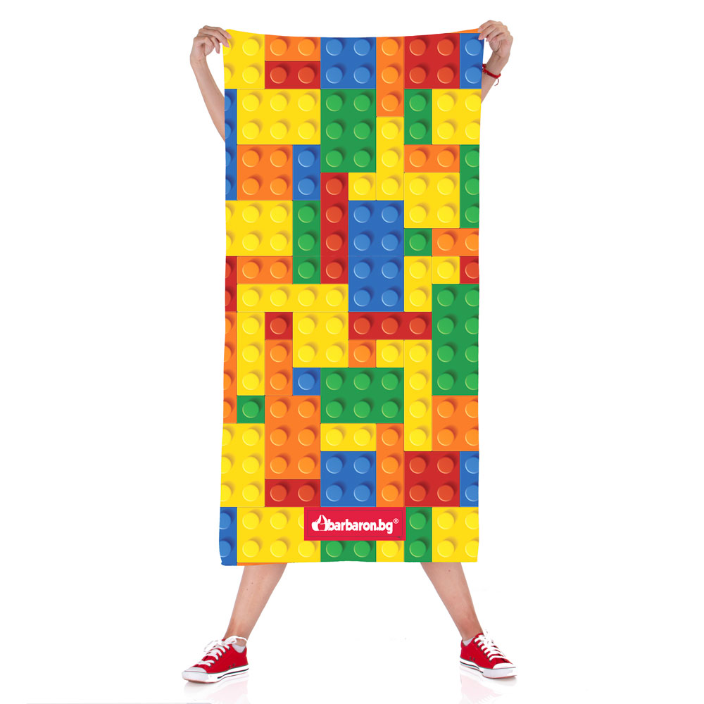 Плажна кърпа "Лего Блокове"
