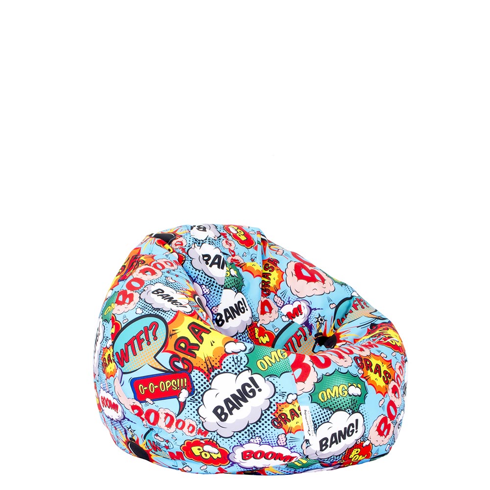 💣 Детски пуф "Комикс Експлозия"