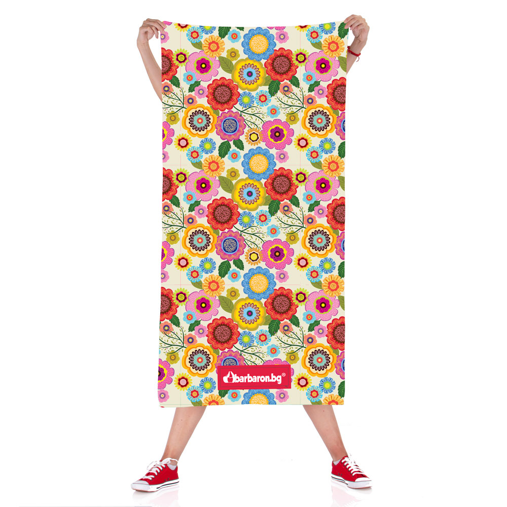 Плажна кърпа "Лятна Градина"