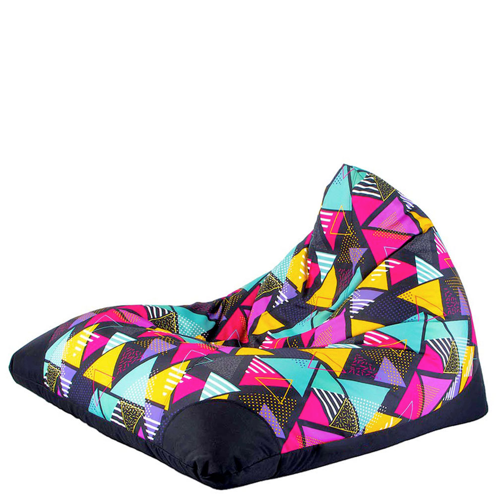 🔺 Пуф Пирамида "Неонови Триъгълници"