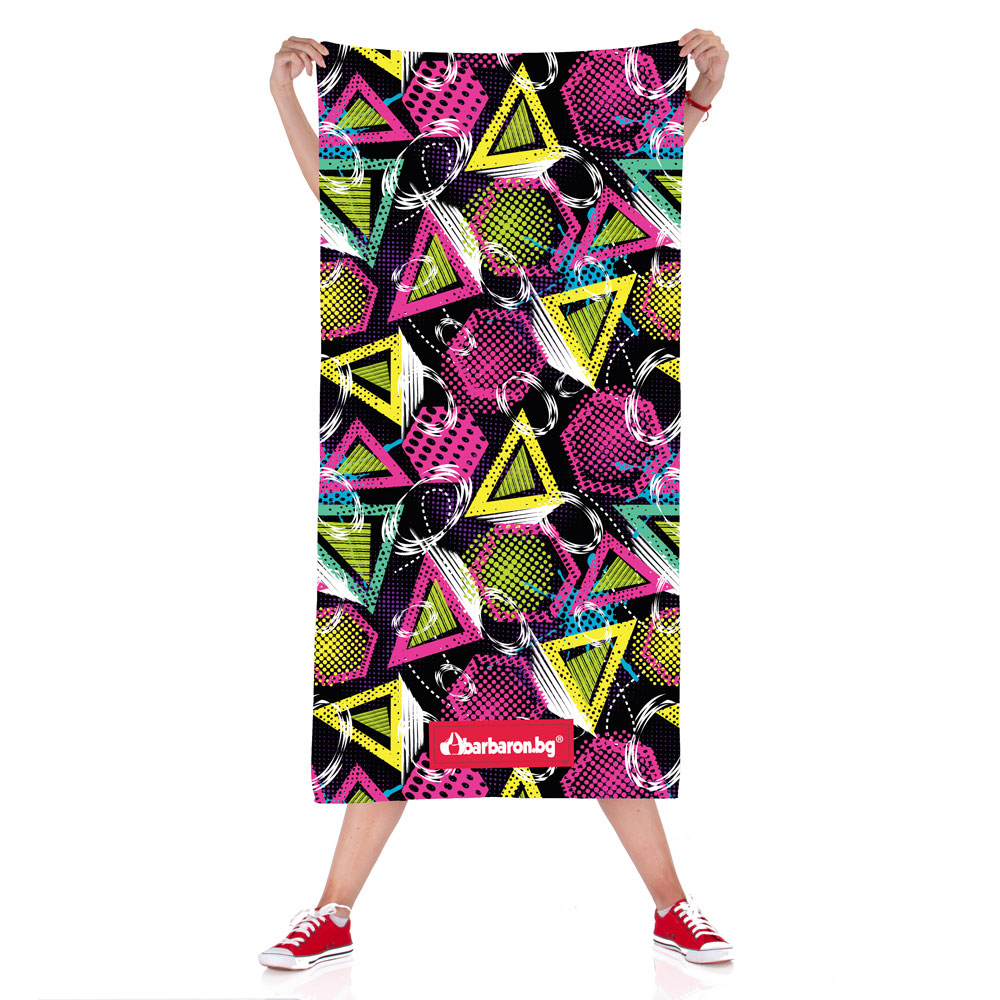 Плажна кърпа "Електро Движение"