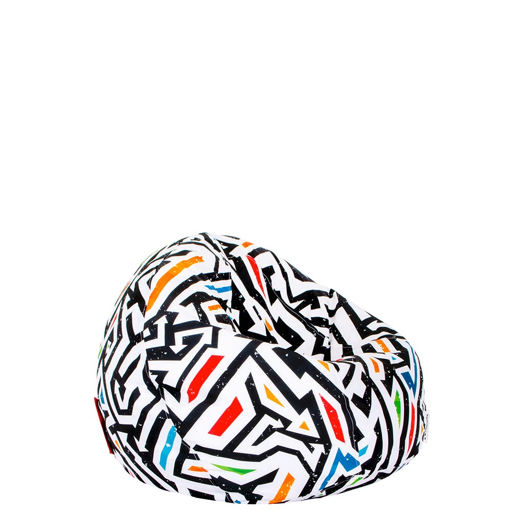 🎨 Детски пуф "Графити лабиринт"
