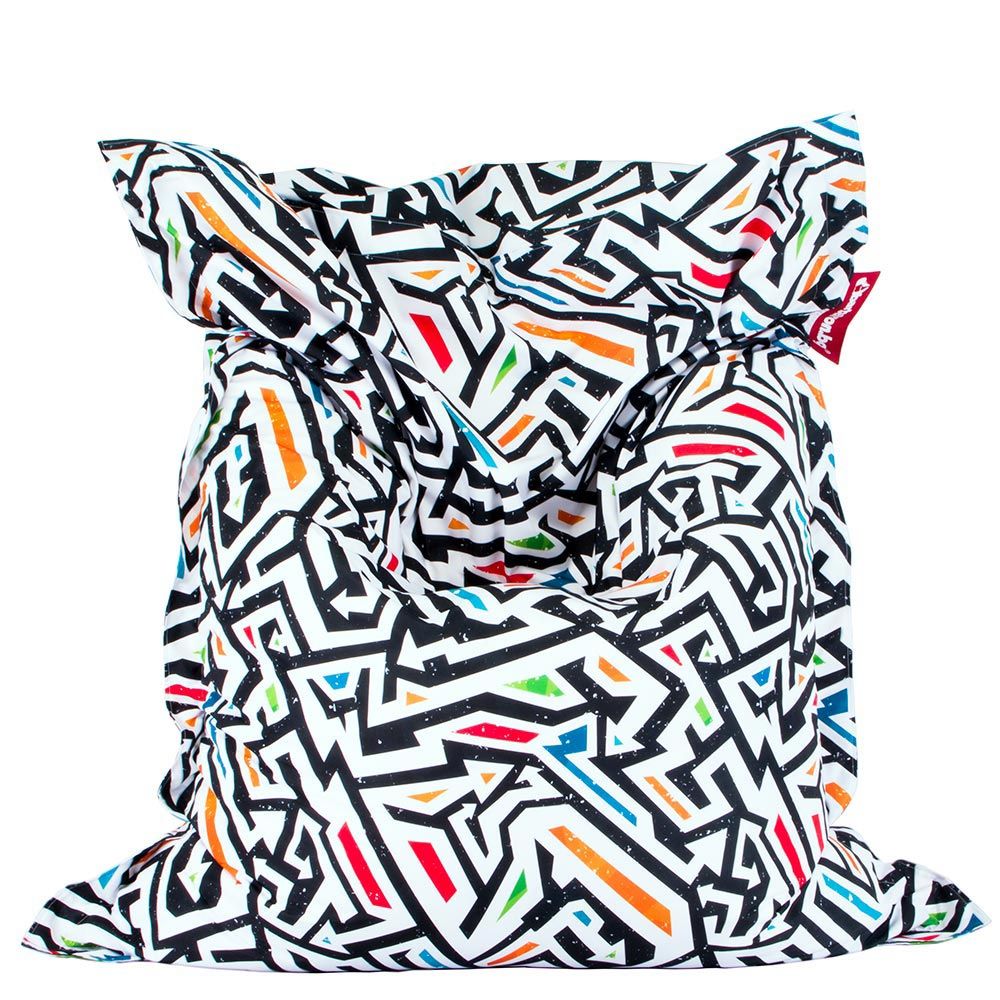 🎨 Пуф Възглавница "Графити лабиринт"