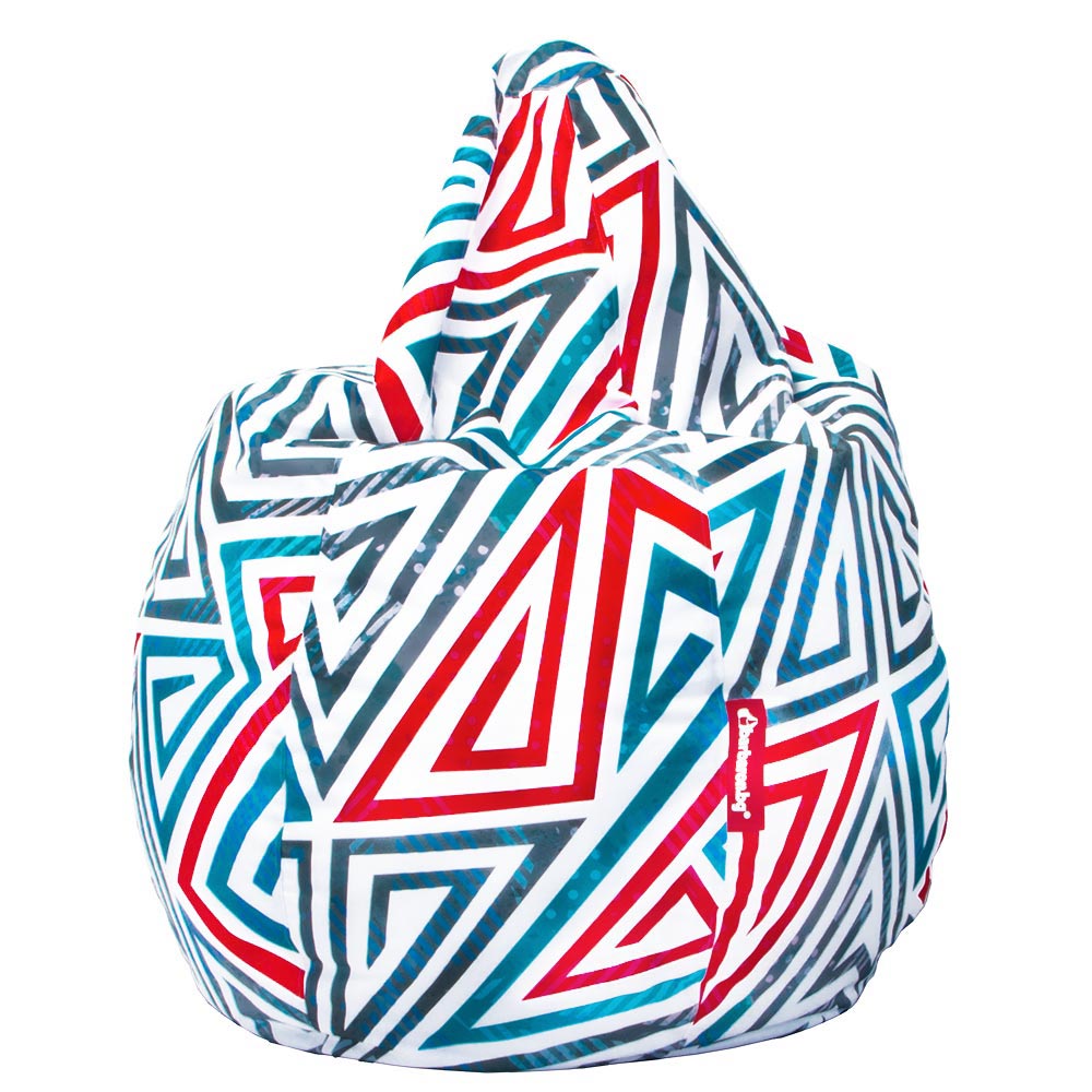 🔺 Пуф Круша "Триъгълни вълни"