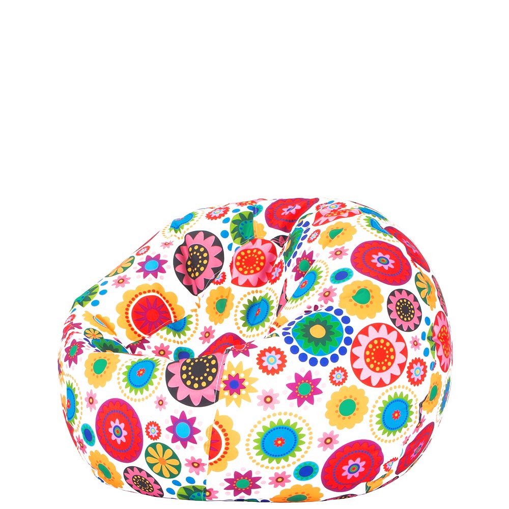 🌸 Пуф Ябълка "Цветна градина"
