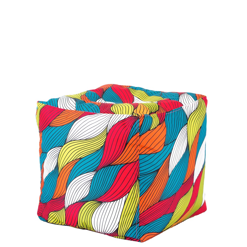 🌊 Мекото кубче "Вълнообразни ленти"