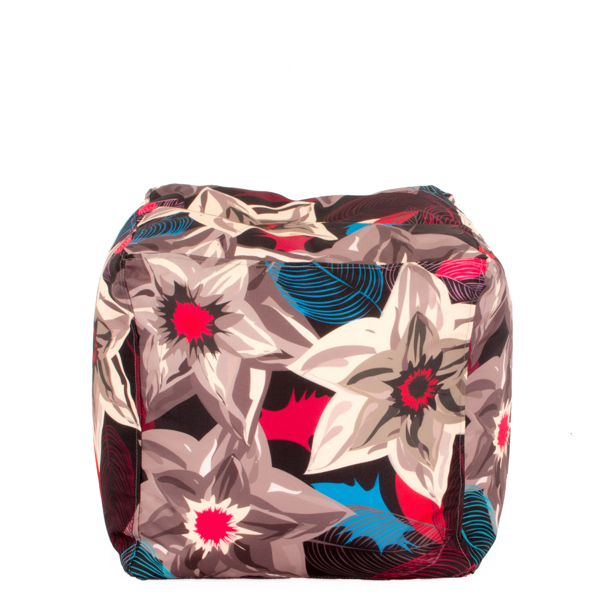 🌺 Мекото кубче "Тропически цветя"