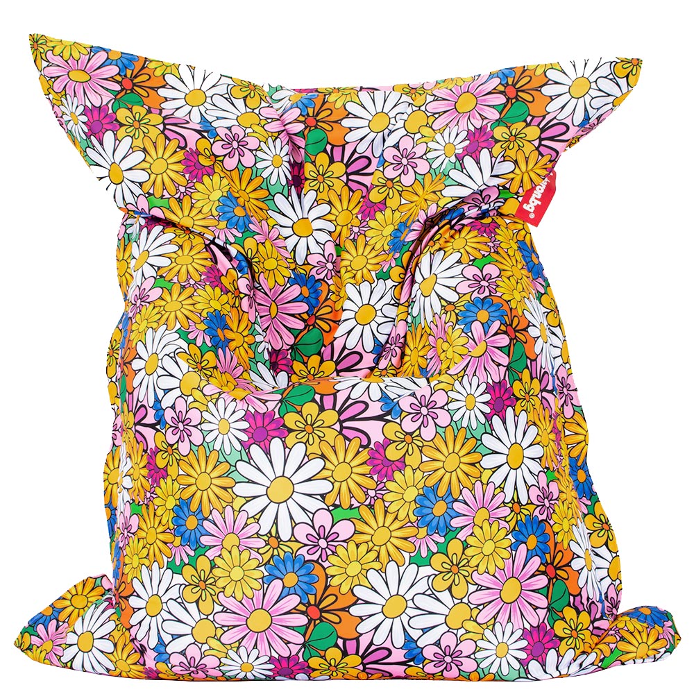 🌼 Пуф Възглавница "Цветна ливада"