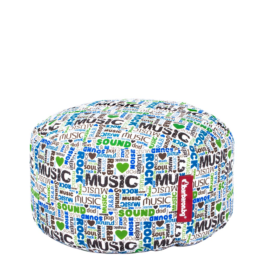 🎼 Кръгъл пуф "Музикална Вълна"